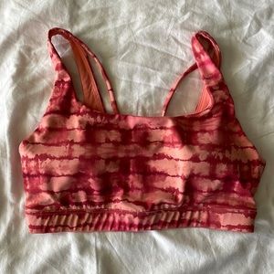 Athleta Exhale Bra Tie Dye